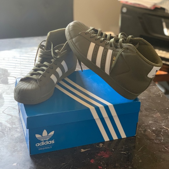 adidas pro model olive